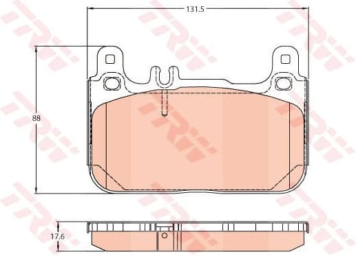 Brake Pad Set, disc brake GDB2118