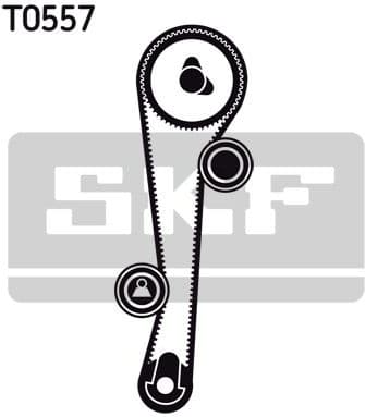 Water Pump & Timing Belt Kit VKMC 95632 - image 2