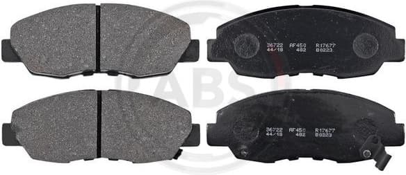 Brake Pad Set, disc brake 36722