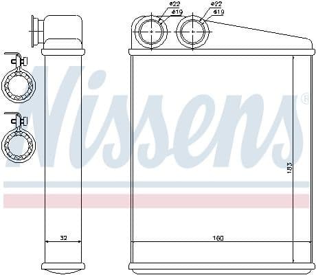 Heat Exchanger, interior heating 70807