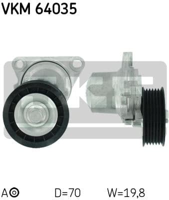 Tensioner belt VKM64035 - image 2