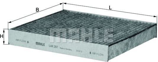 Filter cabin LAK297 - image 2