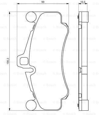 Brake Pad Set, disc brake 0986494709 - image 7
