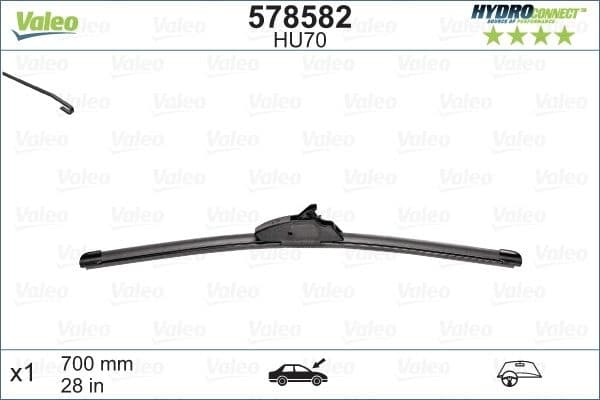 Wiper Blade HYDROCONNECT UPGRADE 578582