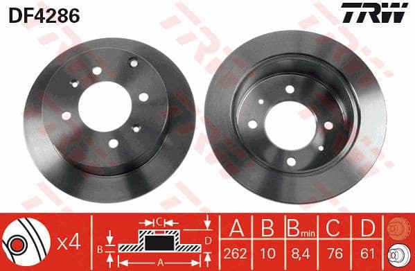 Brake Disc DF4286