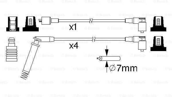 Ignition Cable Kit 0986357148 - image 5