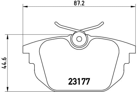 Brake Pad Set, disc brake PRIME LINE P23026