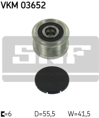 Alternator Freewheel Clutch VKM 03652