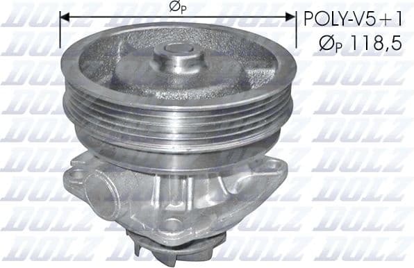 Water Pump, engine cooling S217