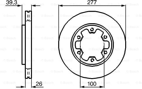 Brake Disc 0986478532 - image 5