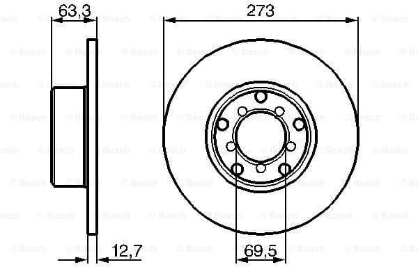 Brake Disc 0986478055