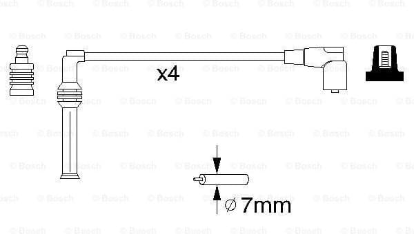 Ignition Cable Kit 0986356778 - image 5