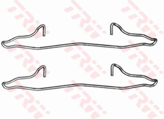 Accessory Kit, disc brake pad PFK352