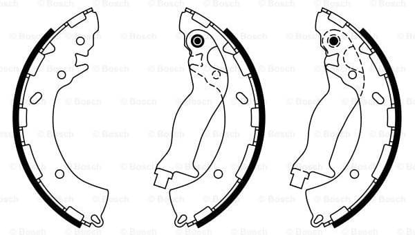 Brake Shoe Set 0986487925 - image 4