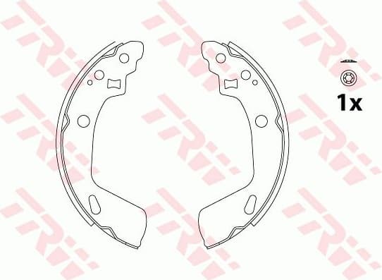 Brake Shoe Set GS8818
