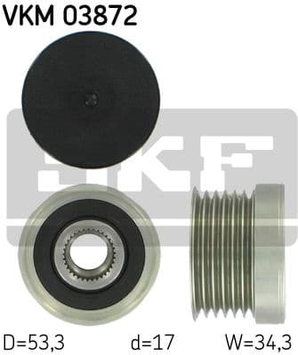 Alternator Freewheel Clutch VKM 03872