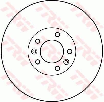 Brake Disc TRW SINGLE DF4237S