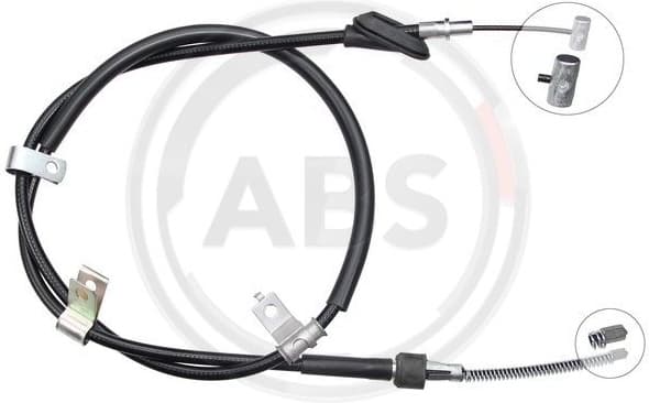 Cable Pull, parking brake K18857