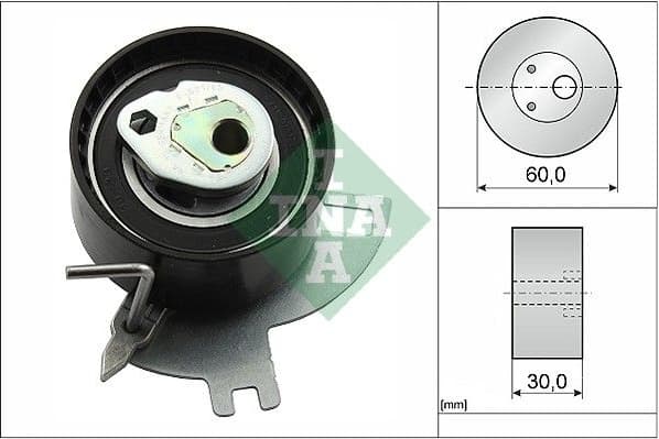 Tensioner Pulley, timing belt 531088510