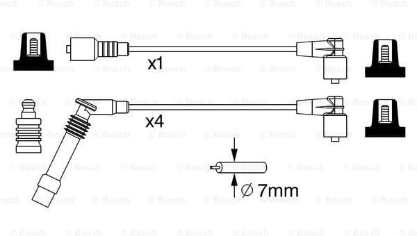 Ignition Cable Kit 0986357247 - image 5