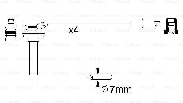 Ignition Cable Kit 0986356810 - image 5
