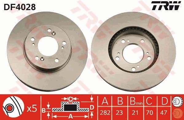 Brake Disc DF4028