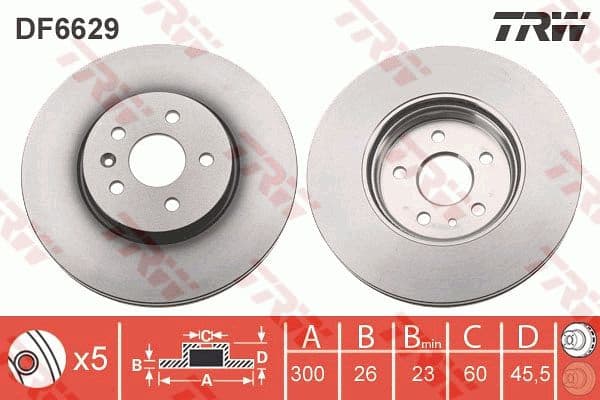 Brake Disc DF6629