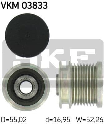 Alternator Freewheel Clutch VKM 03833