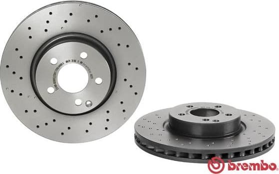 Brake disc, 1pcs FRONT, Top Quality 09.A621.31 - image 2