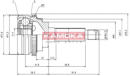 Joint Kit, drive shaft 6944