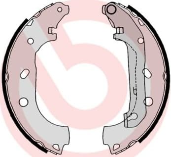 Brake shoes, Top Quality S24539
