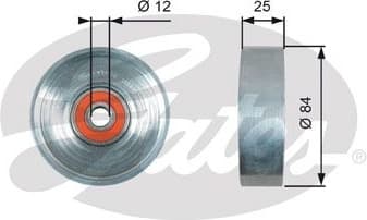 Tensioner Pulley, V-ribbed belt DriveAlign™ T39178 - image 2