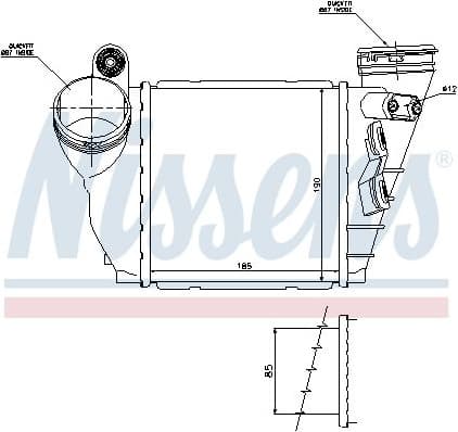 Charge Air Cooler ** FIRST FIT ** 96487