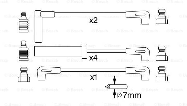 Ignition Cable Kit 0986357229 - image 5