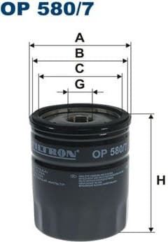 Oil Filter OP580/7