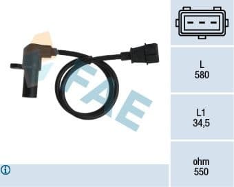 Sensor, crankshaft pulse 79075