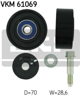 Tensioner belt VKM61069