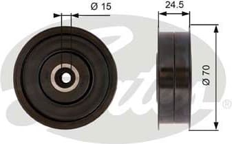 Deflection/Guide Pulley, V-ribbed belt DriveAlign™ T36372