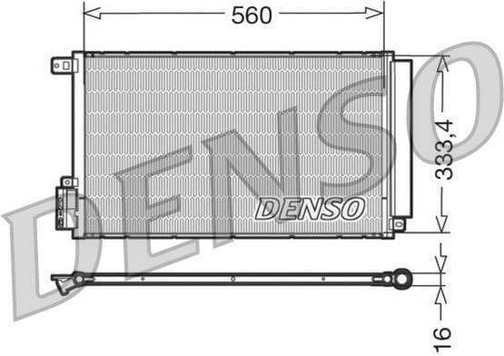 Condenser, air conditioning DCN13109