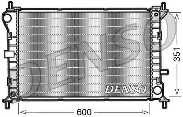 Radiator, engine cooling DRM10051