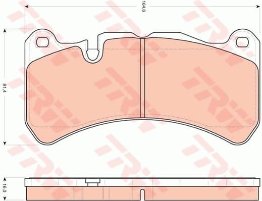 Brake Pad Set, disc brake GDB1739