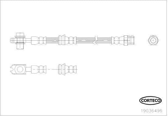 Brake Hose 19036496