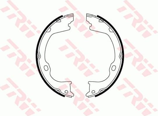 Brake Shoe Set, parking brake GS8819