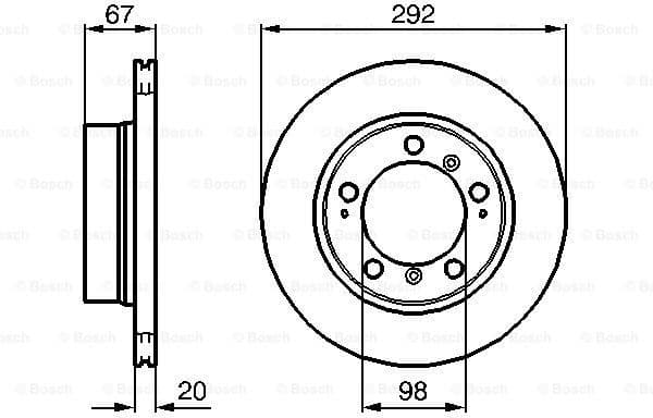 Brake Disc 0986479079 - image 2