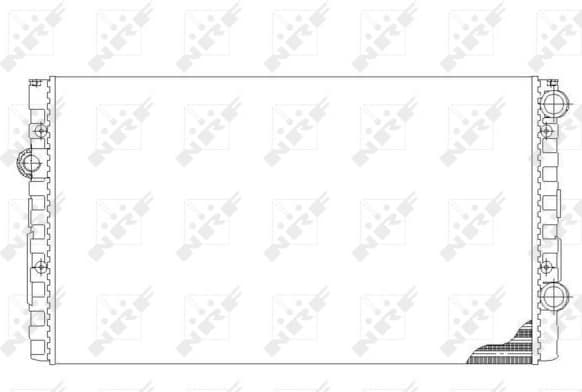 Radiator, engine cooling 50454