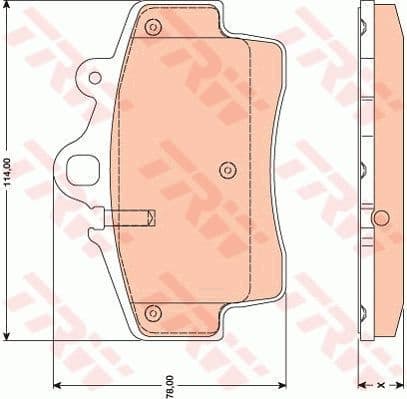 Brake Pad Set, disc brake GDB1756