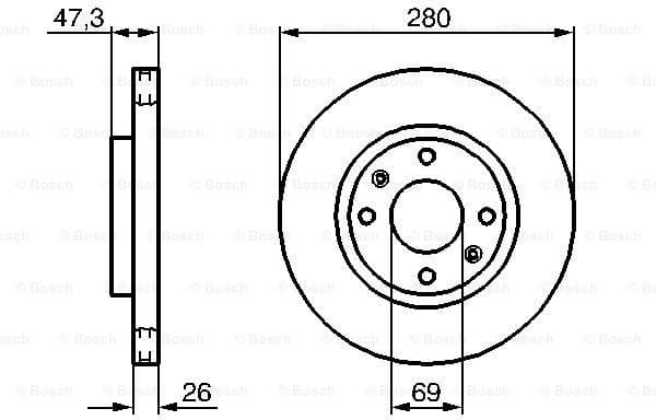 Brake Disc 0986479229