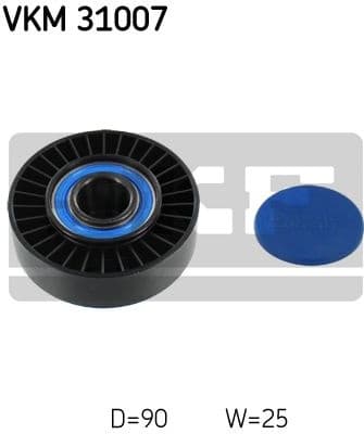 Deflection/Guide Pulley, V-ribbed belt VKM 31007