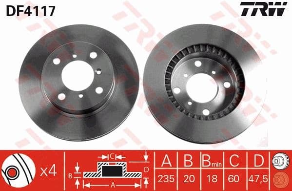 Brake Disc DF4117