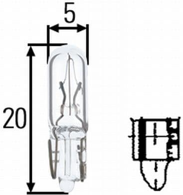 Bulb, auxiliary stop light STANDARD 8GP 938 026-001